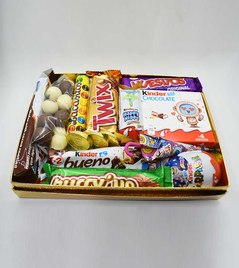 Caja de chocolates - oro