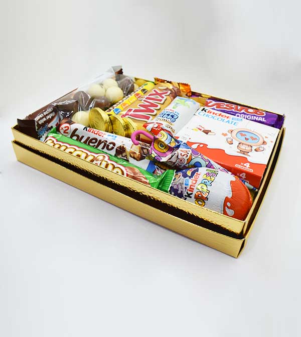 Caja de chocolates - oro - Imagen 2