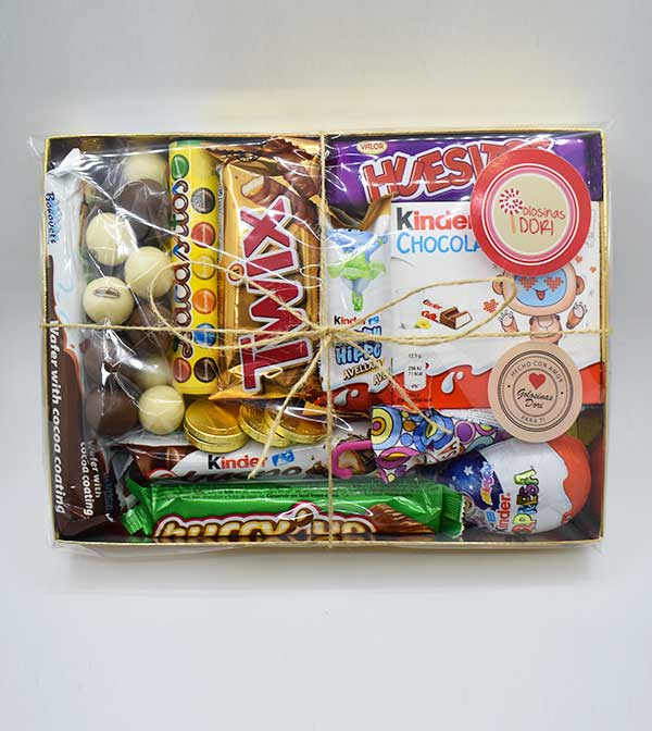 Caja de chocolates - oro - Imagen 3