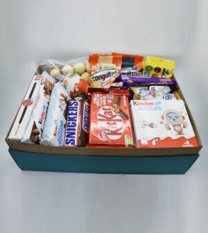 Caja de chocolates grande verde