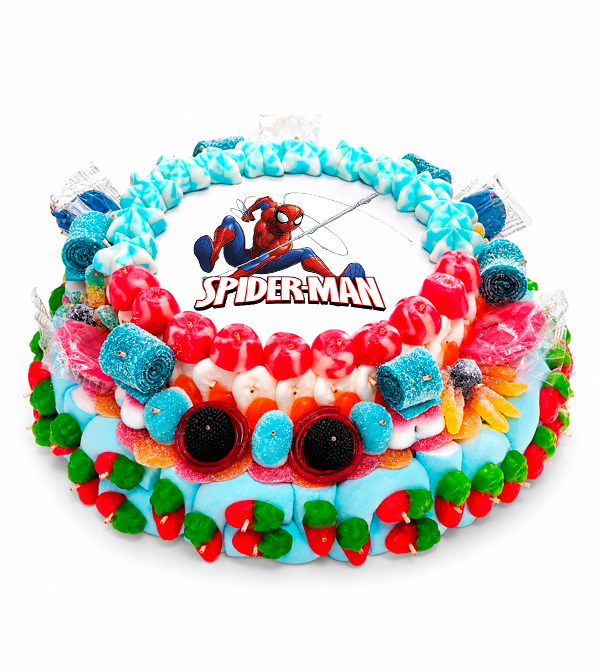 Tarta de golosinas Spider-Man- Colección Disney - Imagen 3