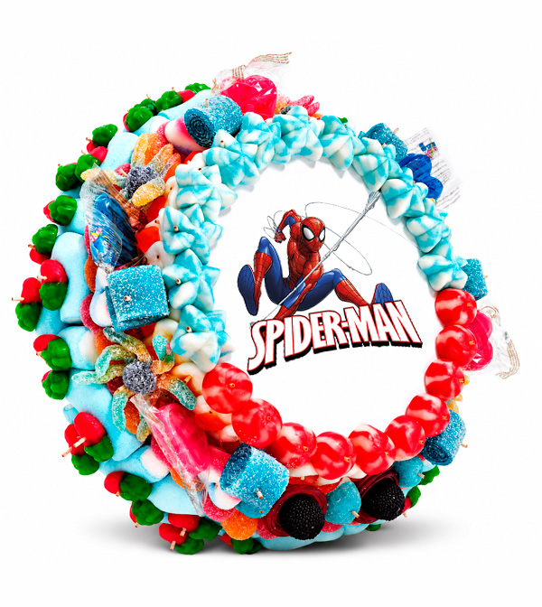 Tarta de golosinas Spider-Man- Colección Disney - Imagen 5