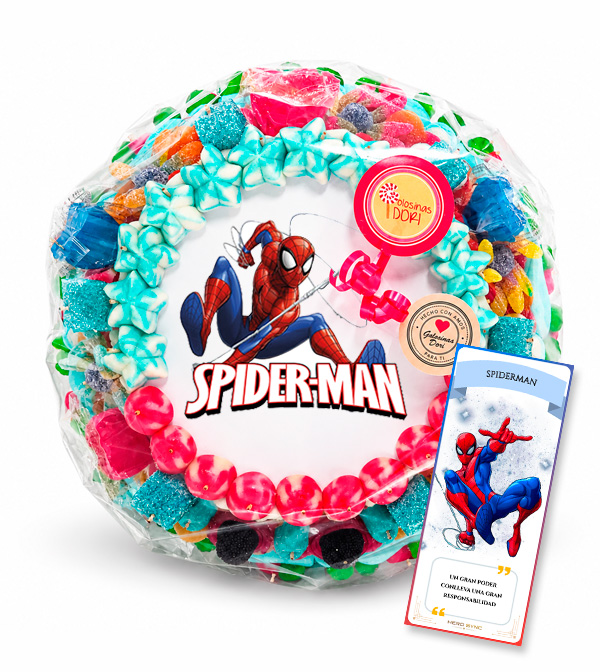 Tarta de golosinas Spider-Man- Colección Disney - Imagen 6