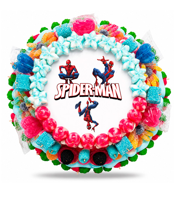 Tarta de golosinas Spider-Man- Colección Disney - Imagen 8