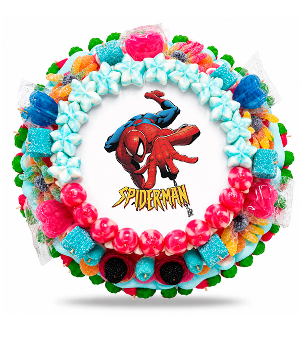 Tarta de golosinas Spider-Man- Colección Disney - Imagen 9