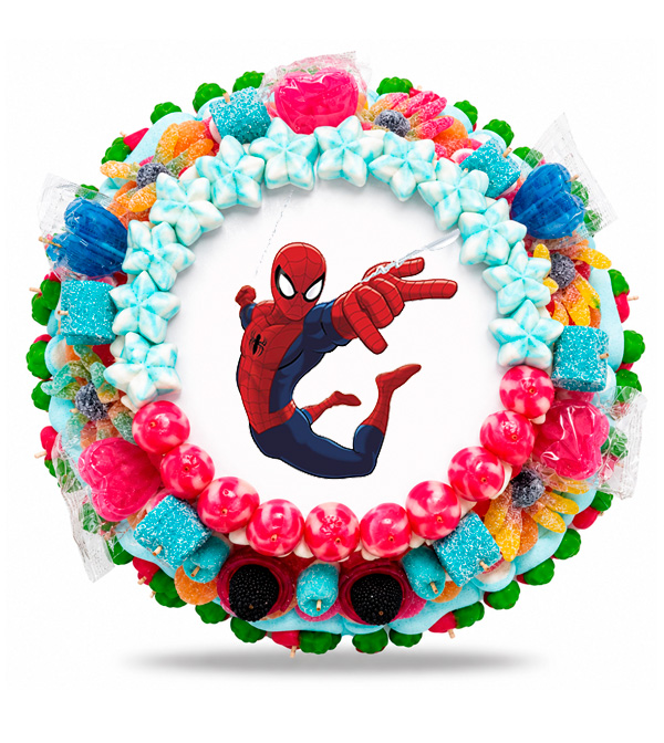 Tarta de golosinas Spider-Man- Colección Disney - Imagen 10