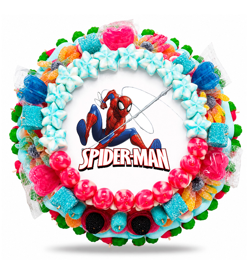 Tarta de golosinas Spider-Man- Colección Disney